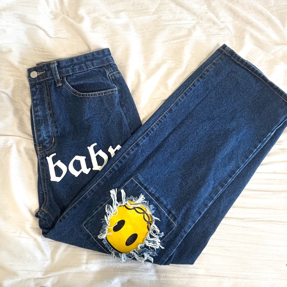 High Rise Rock Baby Jeans